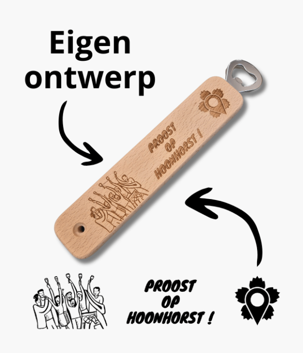 graveren van een flessenopener