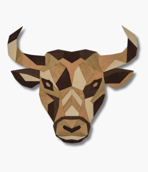 stier graveren en snijden uit hout