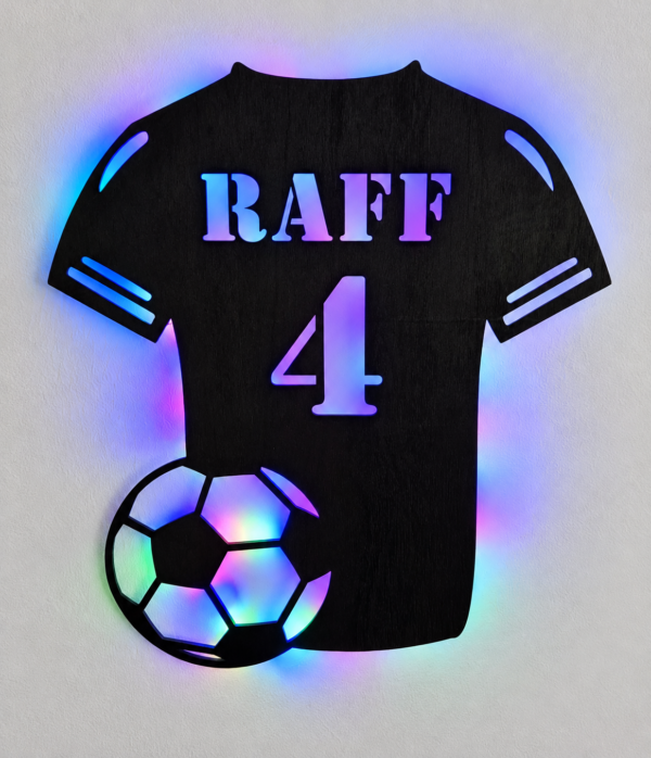 graveren en snijden led lamp shirt